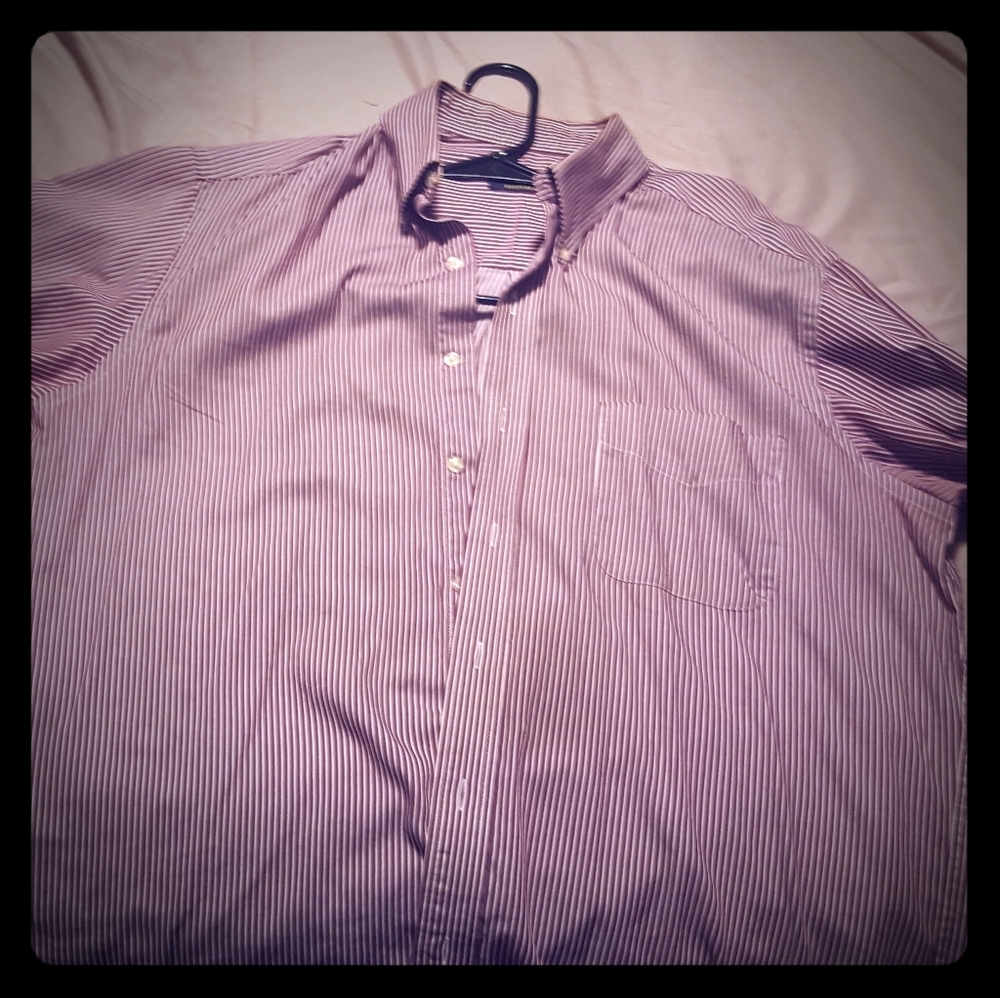 Button down striped shirt